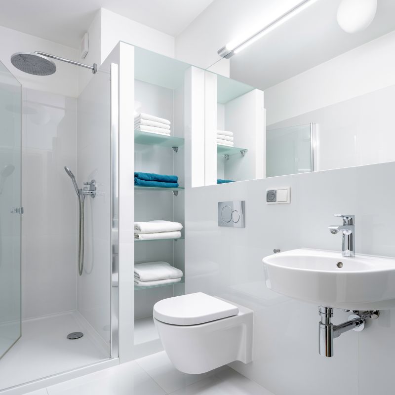 Compact Shower Niche Storage